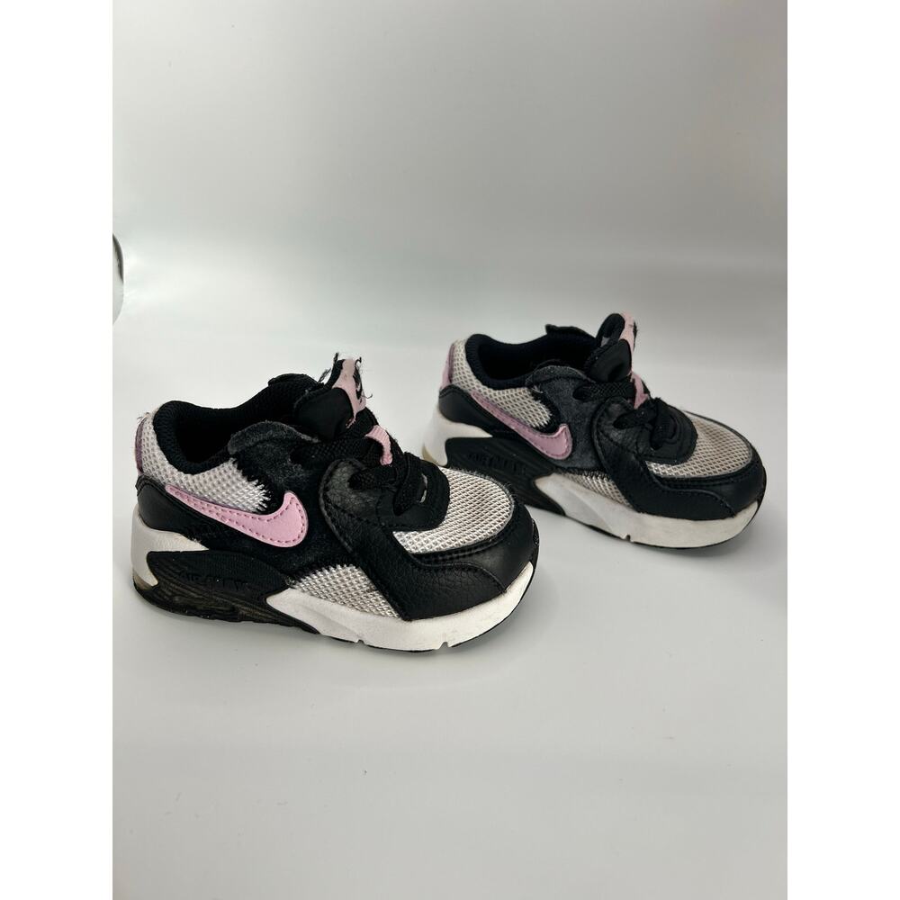 Nike Air Max Excee TD Black Light Arctic Pink Slip On Shoe Toddler Girl Size 5C - Picture 2 of 7